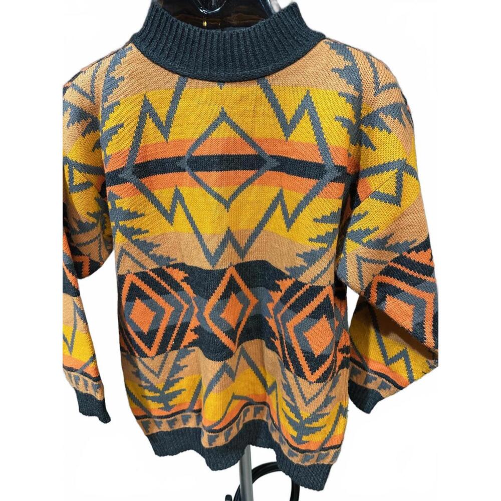 Vintage Jolie Southwest Pattern Sweater – Made in USA